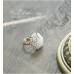 Колечко elegant mushroom head of white pearl